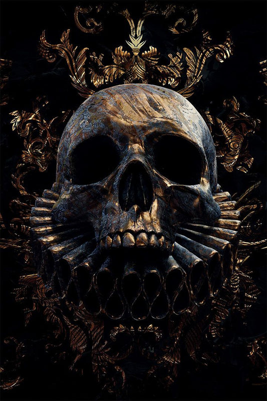 American Hardcore Skull Fantasy Painting Jigsaw Puzzle
