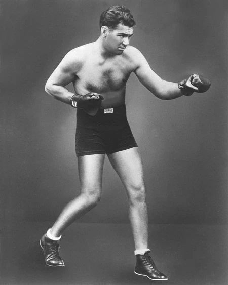 American Heavyweight Boxer Jack Dempsey Glossy Boxing Keychain Pose Keychain 2