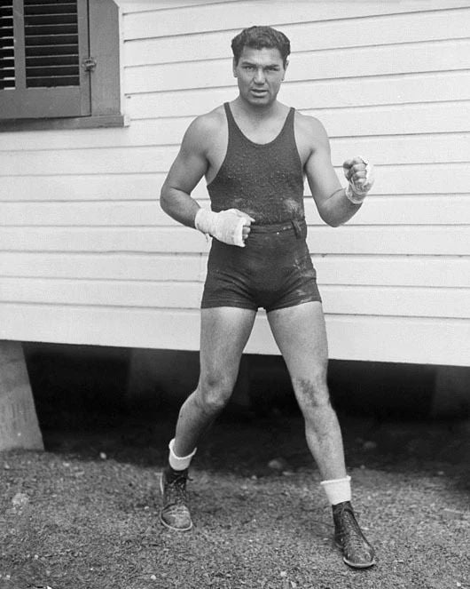 American Heavyweight Boxer Jack Dempsey Glossy Boxing Magnet Pose Magnet 3