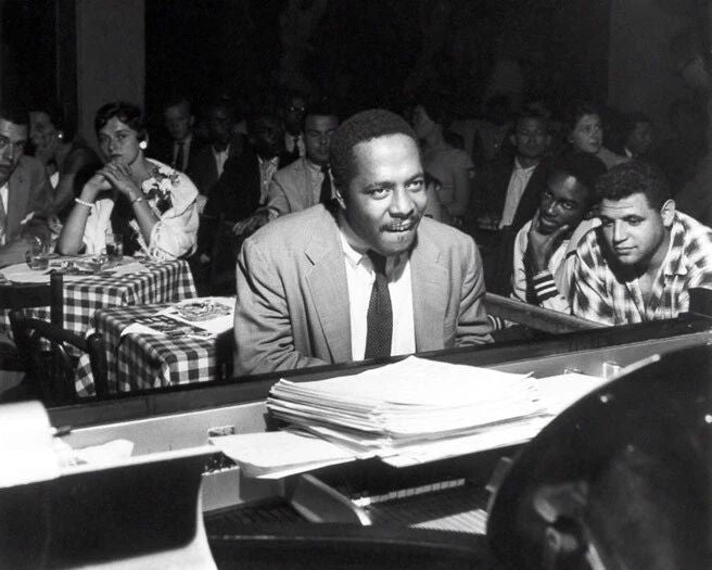 American Jazz Pianist Bud Powell Keychain Composer Print Music Keychain