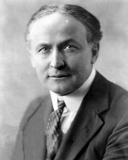 American Magician Harry Houdini Keychain Stunt Performer Print Portrait