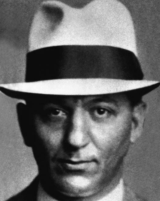 American Mobster Louis 'Lepke' Buchalter Glossy Keychain Keychain