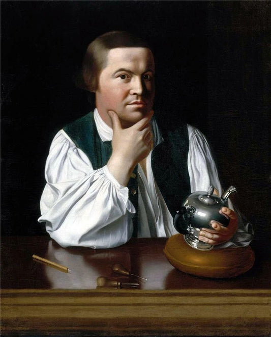 American Revolution Hero Paul Revere Painting Picture Magnet Magnet Reproduction