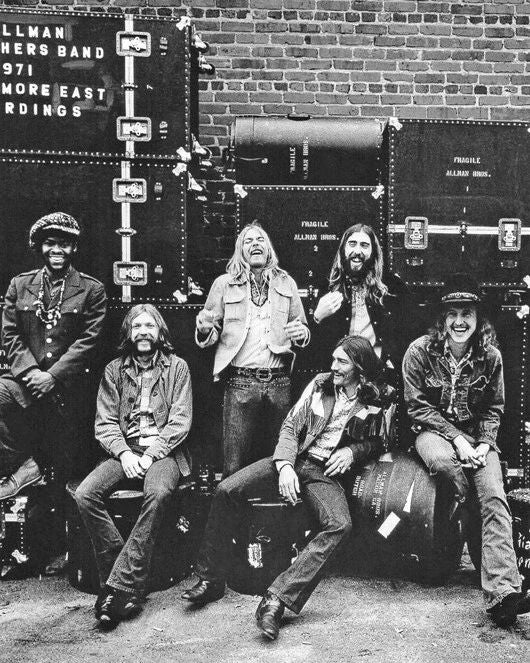 American Rock Band Allman Brothers Glossy Keychain Music Keychain Print 2