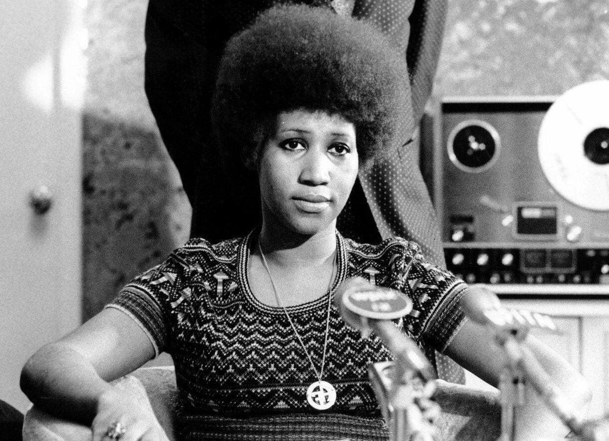 American Singer Aretha Franklin Queen Of Soul Picture Keychain Print