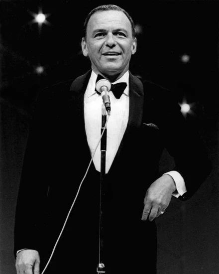 American Singer Frank Sinatra Glossy Keychain Film Actor Print Music Keychain