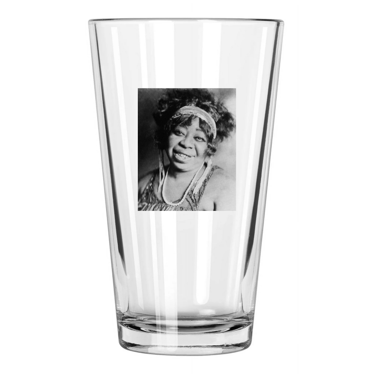 American Singer Ma Rainey Photo 'Mother Of The Blues' Pint Beer Drinking Glass