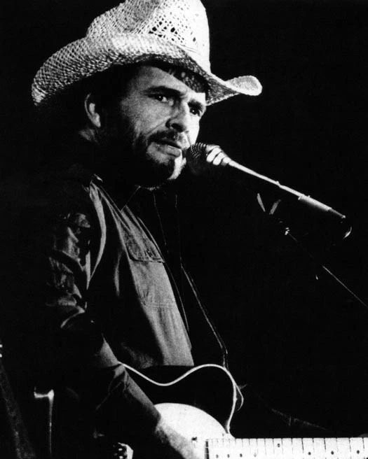 American Singer Merle Haggard Glossy Keychain Country Music Keychain 1