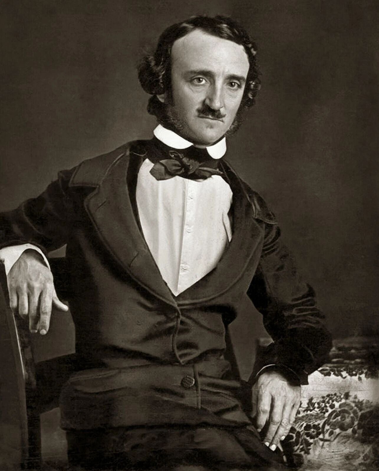 American Writer & Poet Edgar Allen Poe Classic Portrait Picture Magnet
