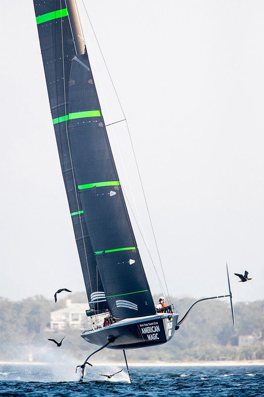 Americas Cup Yacht Race Print Canvas Jigsaw Puzzle