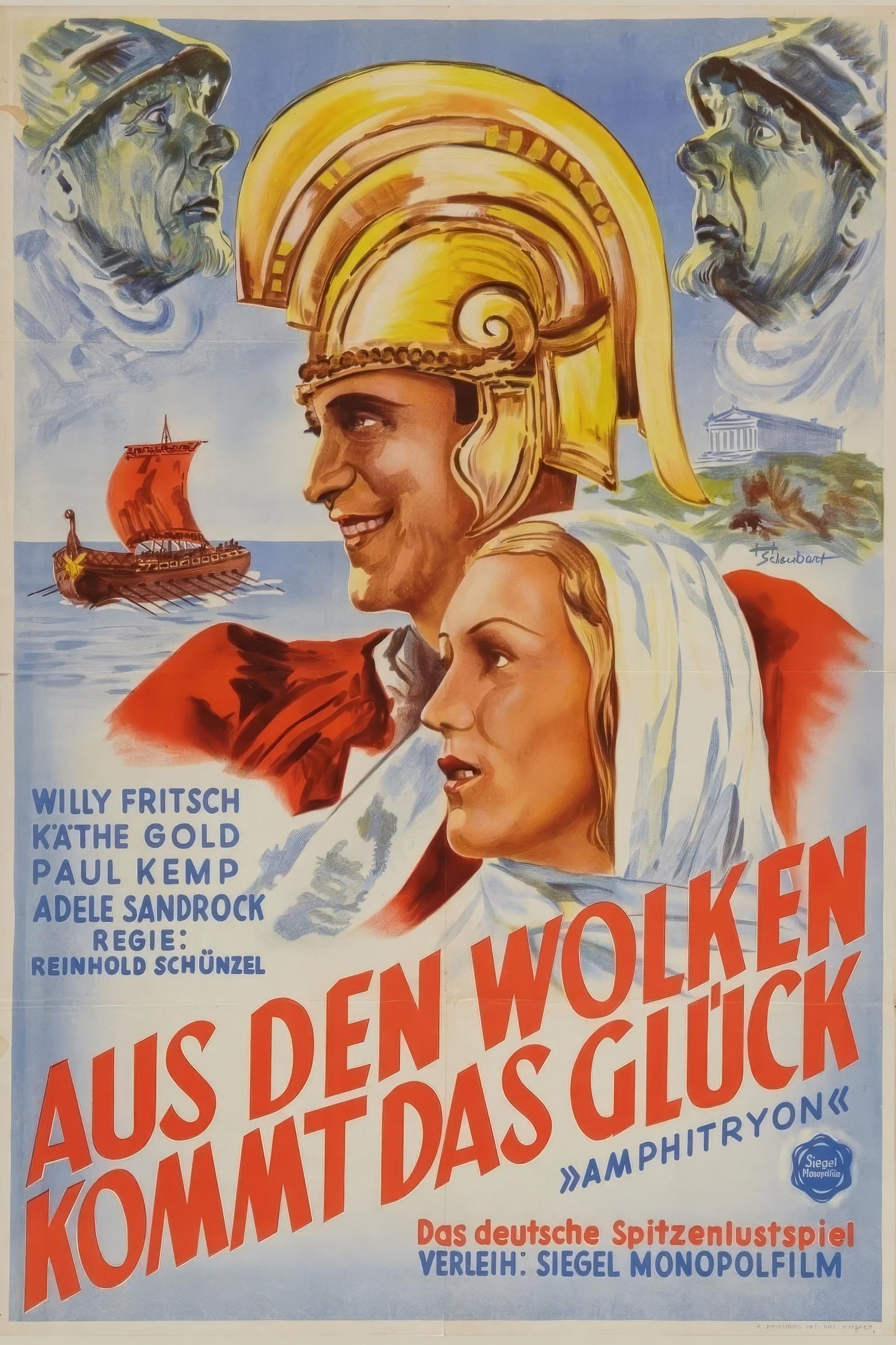 Amphitryon Happiness From The Clouds (1935) Movie Poster