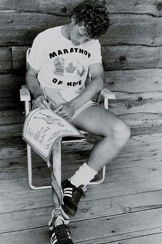 Amputee Athlete Making Notes Sport Print Jigsaw Puzzle