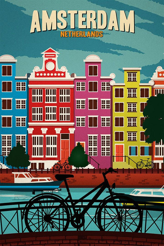 Amsterdam Travel Famous Places Tourism Country Jigsaw Puzzle