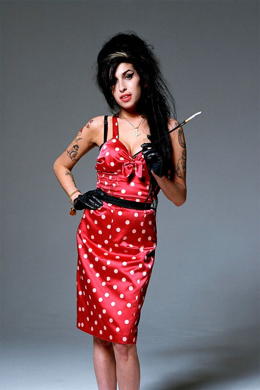Amy Winehouse British Singer Songwriter Print Jigsaw Puzzle