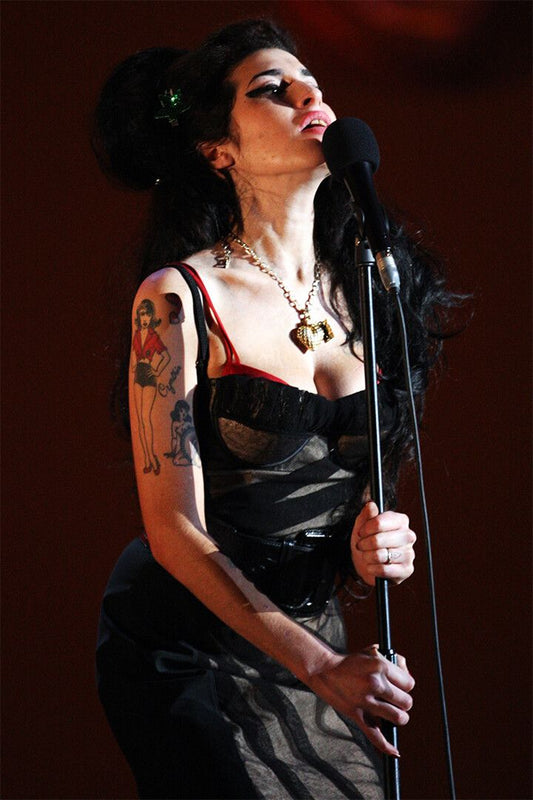 Amy Winehouse Lyrics Writer Beautiful Singer Print Jigsaw Puzzle