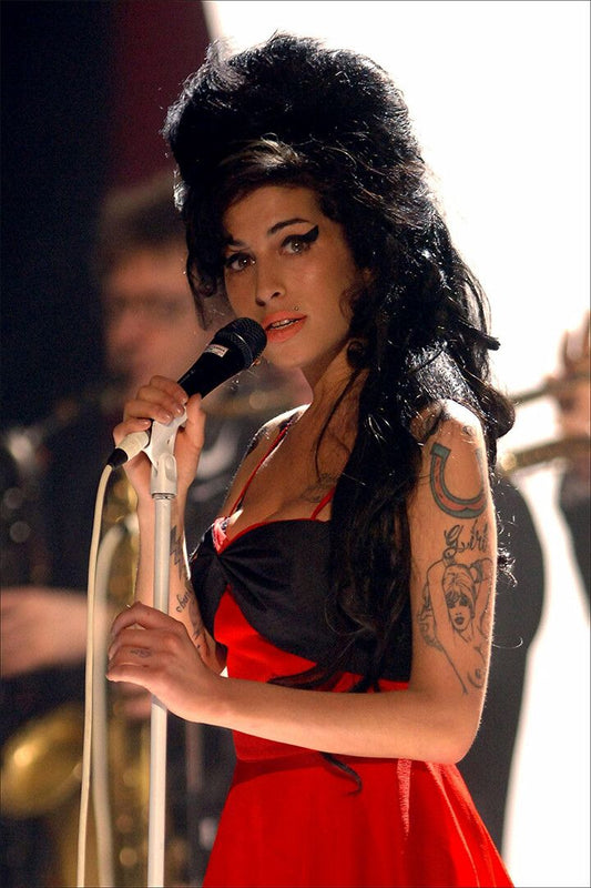 Amy Winehouse Songwriter British Singer Print Jigsaw Puzzle