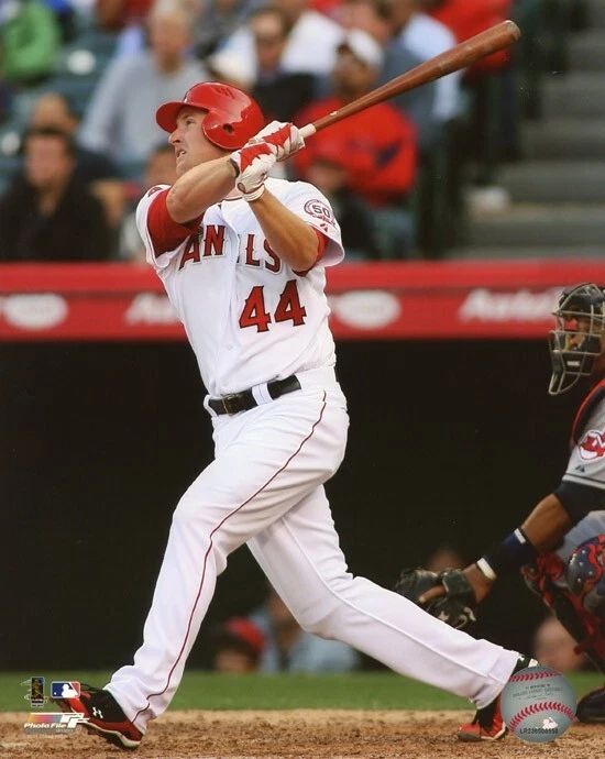 Anaheim Angels Mark Trumbo Glossy Magnet Baseball Print Batting Magnet