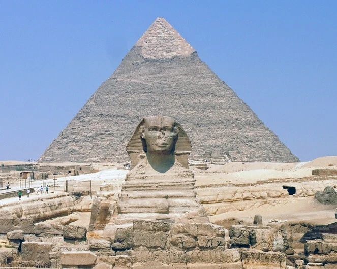 Ancient Monuments Pyramids Of Giza Glossy Magnet Print Cairo, Egypt Magnet 2