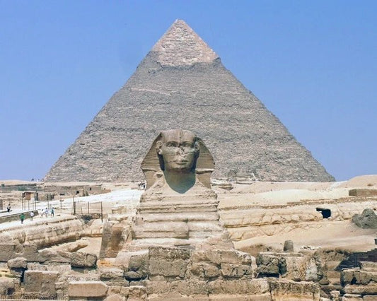 Ancient Monuments Pyramids Of Giza Glossy Magnet Print Cairo, Egypt Magnet 2