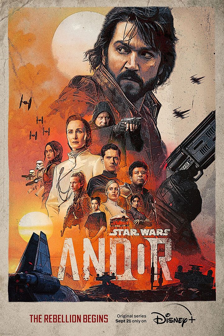 Andor Science Fiction Action Tv Series Movie Wall Art Home Poster