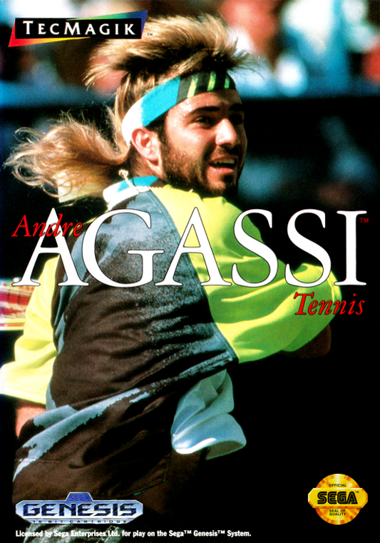 Andre Agassi Tennis (Usa) Genesis Print Poster