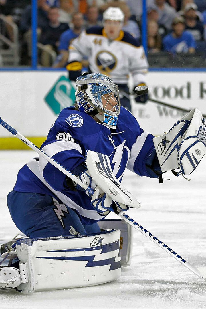 Andrei Vasilevskiy Russian Hockey Goaltender Art Print Decor Jigsaw Puzzle