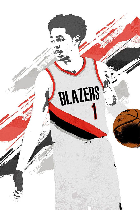 Anfernee Simons Portland Basketball Star Player Jigsaw Puzzle
