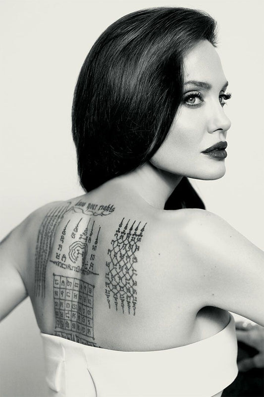 Angelina Jolie Movie Actress Sexy Model Star Print Jigsaw Puzzle