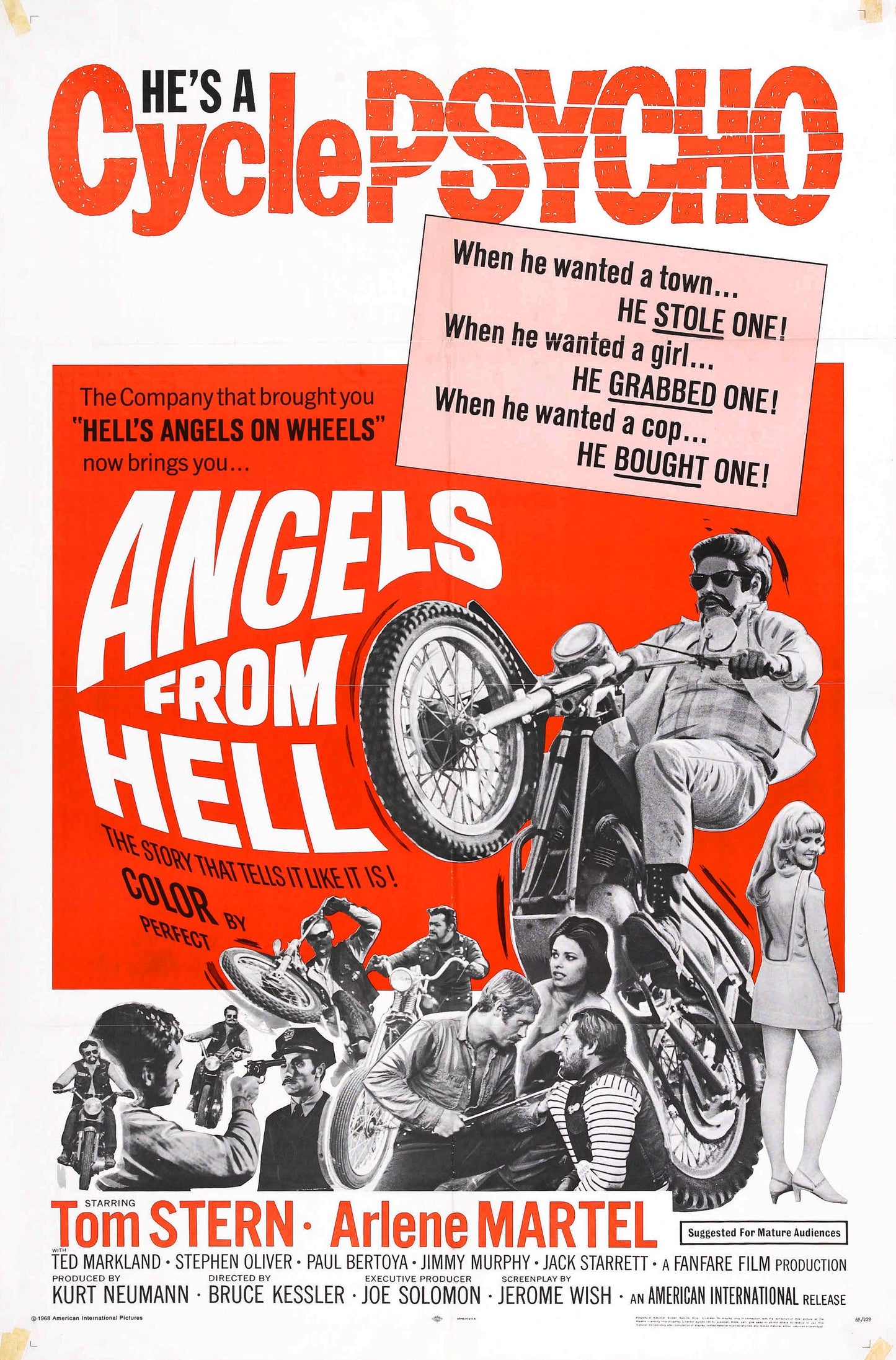 Angels From Hell 01 Movie Magnet