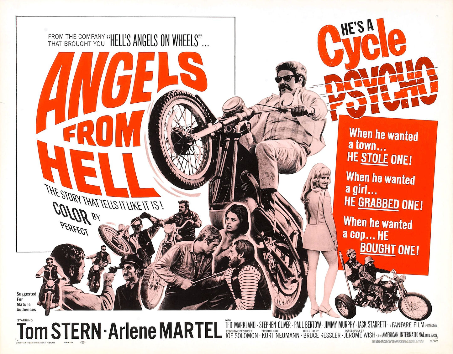 Angels From Hell 02 Movie Magnet