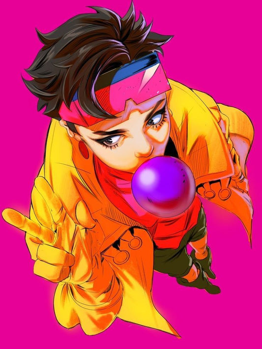 Animated Character Bubblegum Yellow Jacket Print Poster