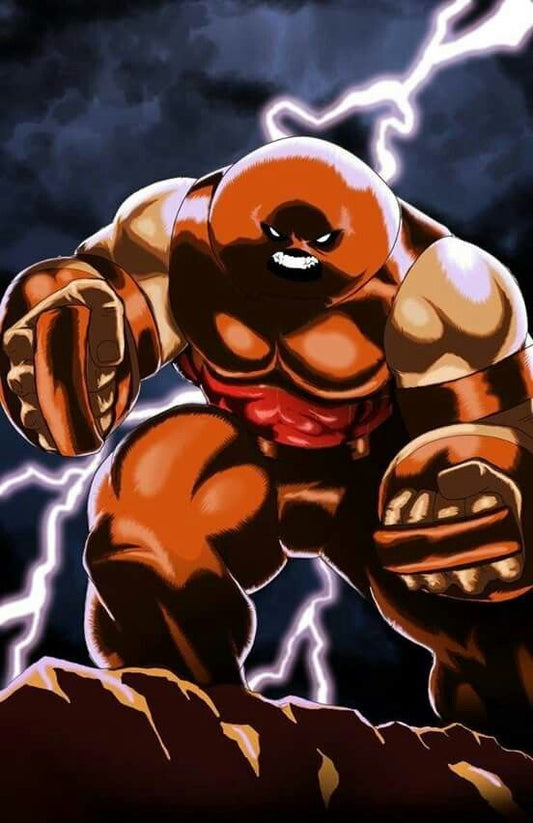 Animated Superhero Stormy Background Print Poster