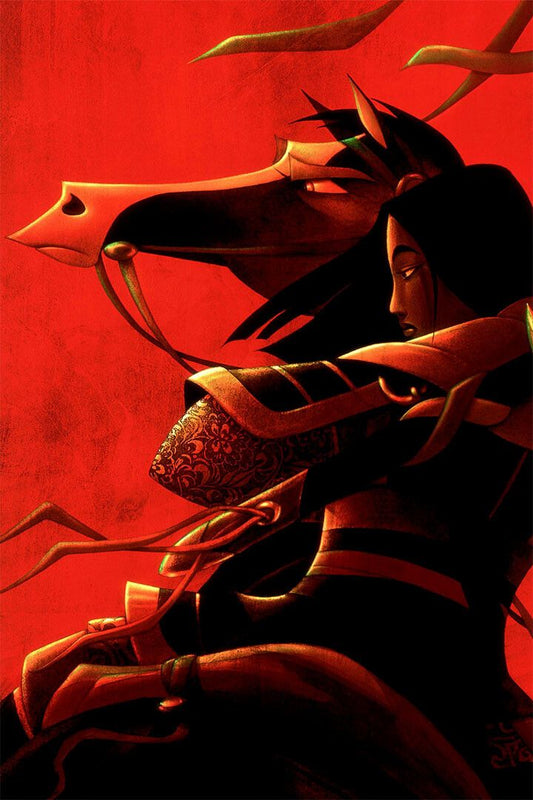 Animated Film 1998 Mulan Chinese Heroine Art Home Jigsaw Puzzle