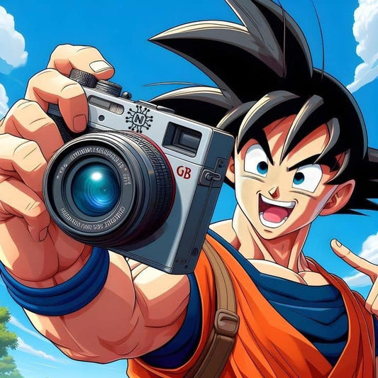 Anime Character Photographer Print Poster