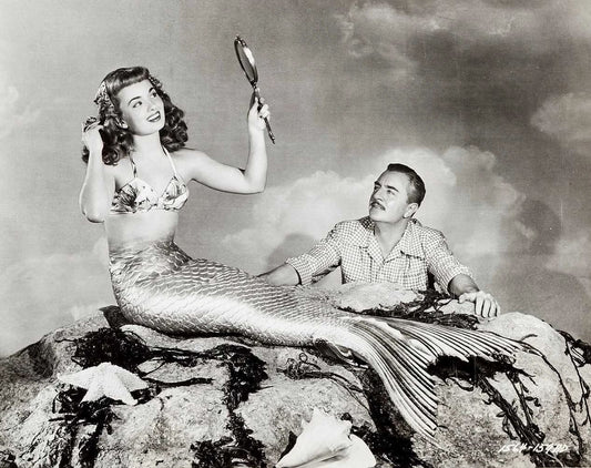 Ann Blythe Glynis Johns In Mr. Peabody & The Mermaid Publicity Keychain