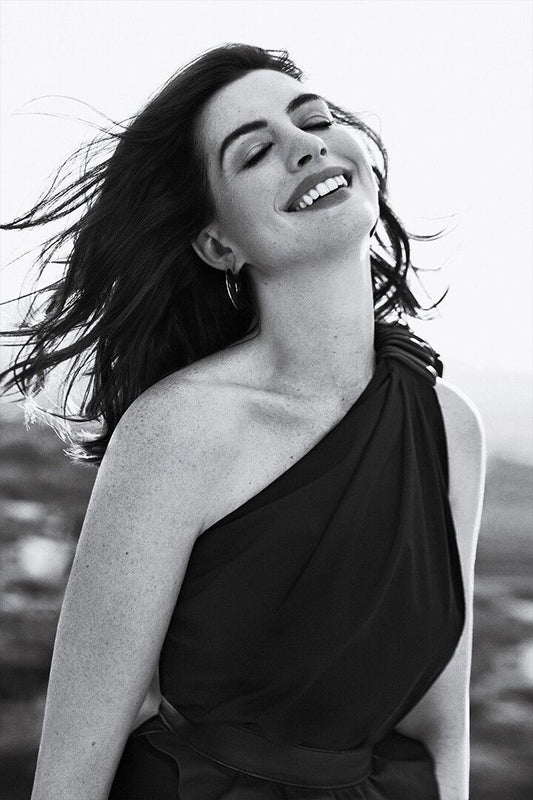 Anne Hathaway American Actor Singer Painting Jigsaw Puzzle
