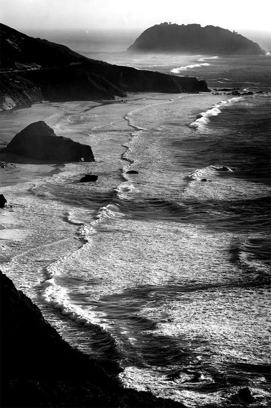 Ansel Adams The Ocean Print Canvas Jigsaw Puzzle