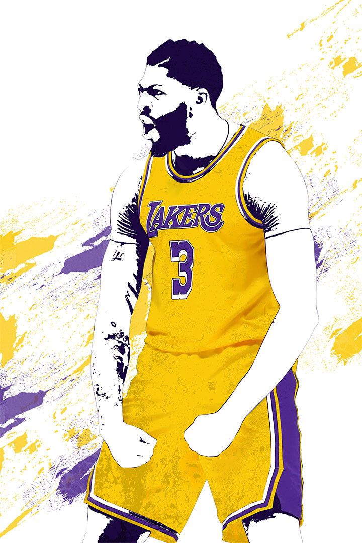 Anthony Davis La Lakers Basketball Star Player Wall Art Decor Jigsaw Puzzle