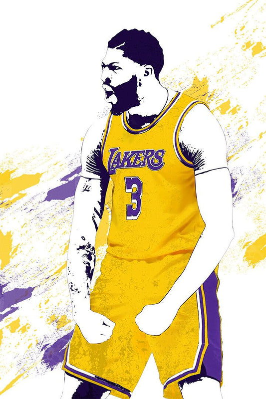 Anthony Davis La Lakers Basketball Star Player Wall Art Decor Jigsaw Puzzle