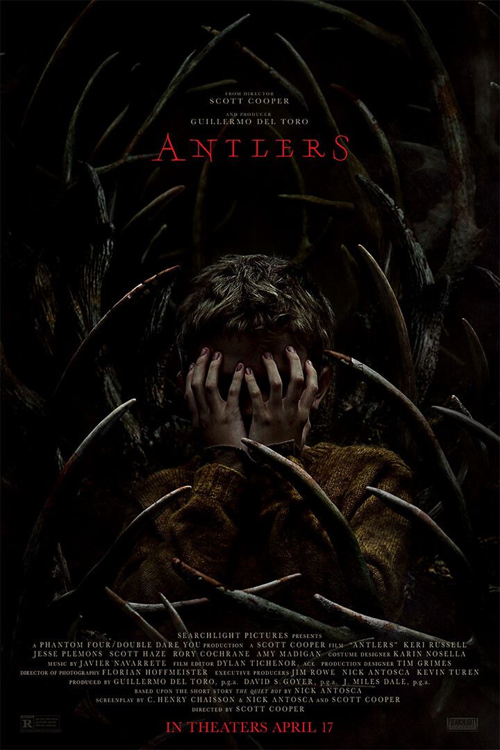 Antlers Movie Mystery Horror Thriller Drama Wall Art Home Decor Poster