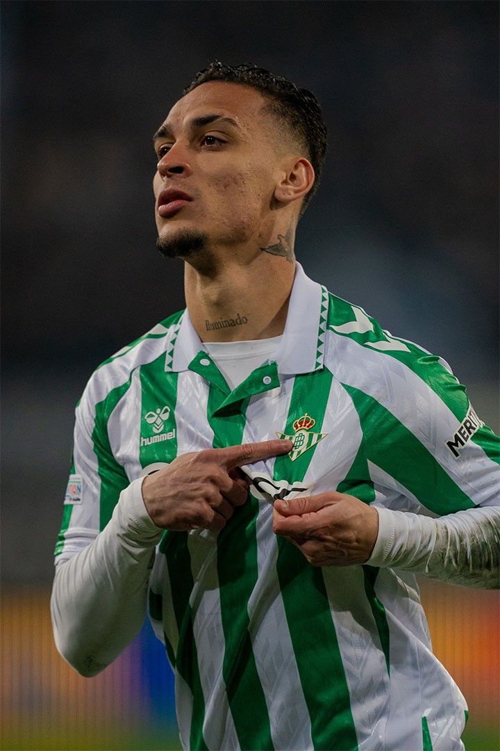 Antony Real Betis Soccer Player Europa League Final Sports Poster
