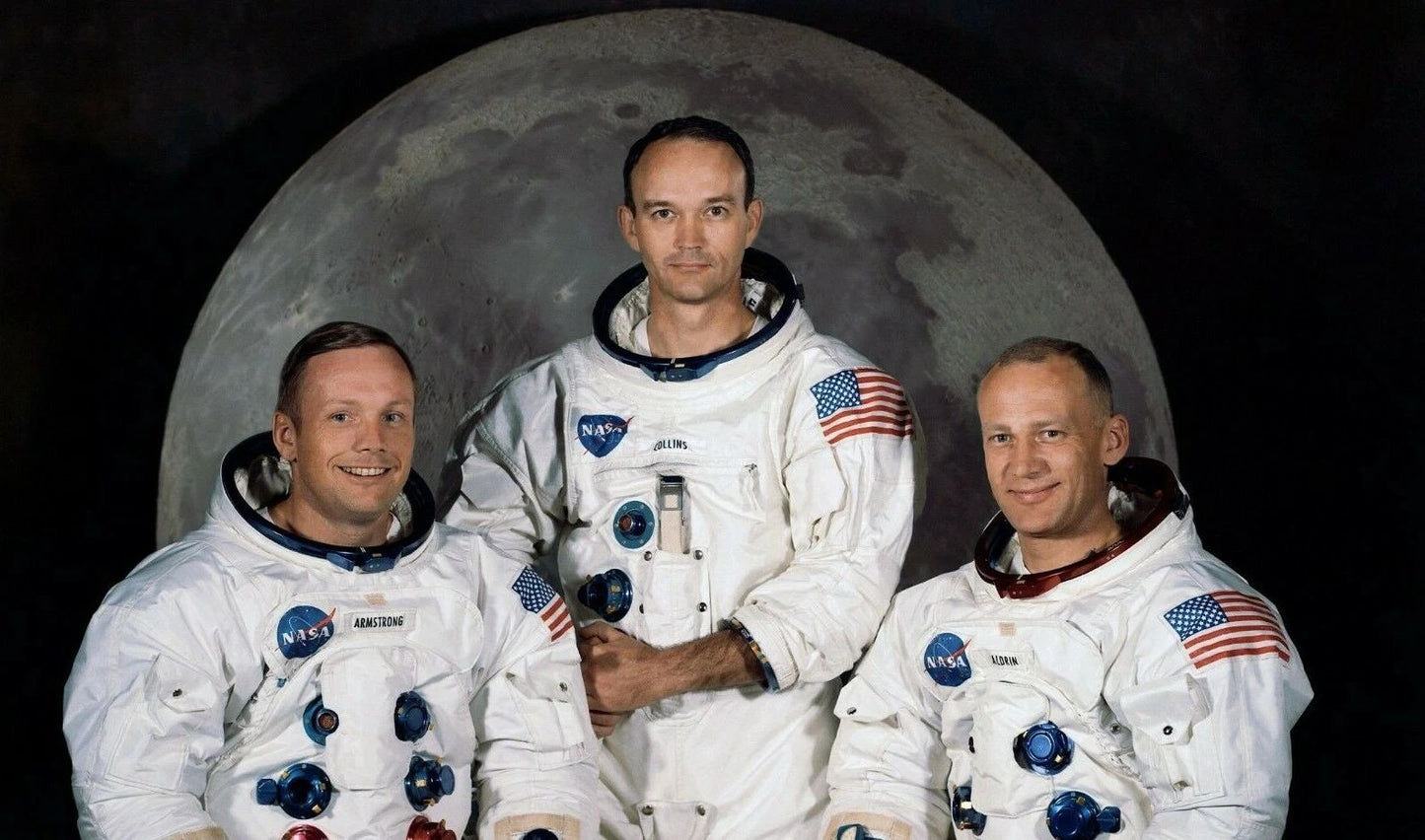 Apollo 11 Crew Astronauts Armstrong Aldrin Collins Magnet Picture Magnet Nasa