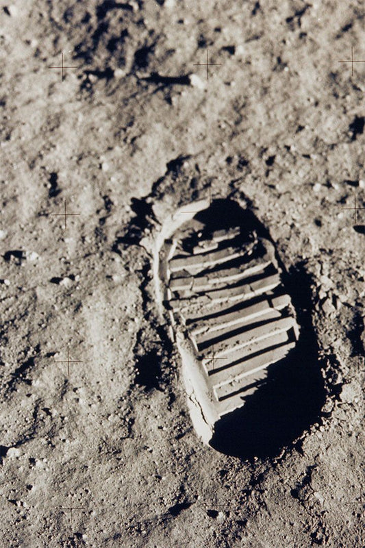 Apollo 11 Moon Landing Buzz Aldrins Footprint Jigsaw Puzzle