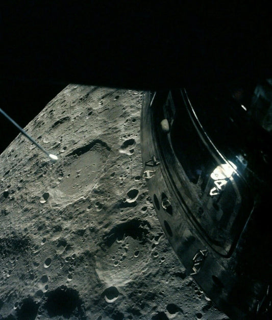 Apollo 13 Passing Luna The Moon Keychain Keychain Picture Print Nasa Space Science