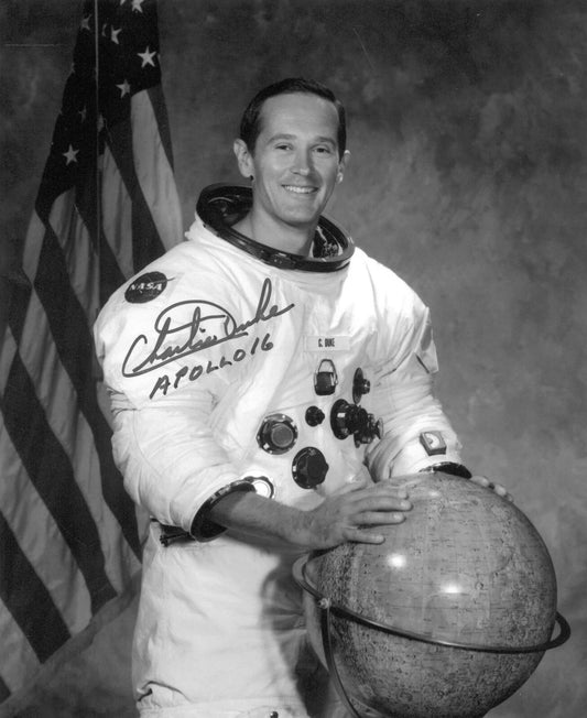 Apollo 16 Astronaut Charles Duke Facsimile Autograph Picture Photo Print