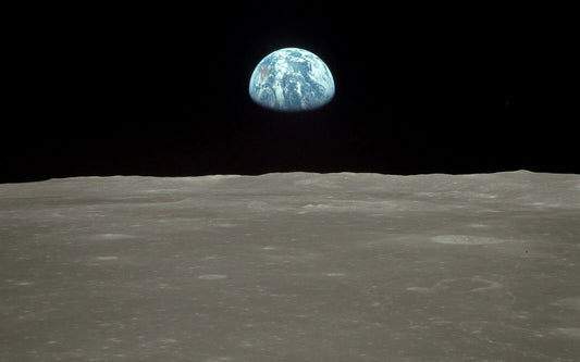 Apollo 8 Earthrise Keychain Picture Keychain Banner Print Space Science Astronauts
