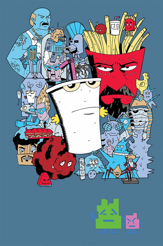 Aqua Teen Hunger Force Animated Series Art Print Decor Jigsaw Puzzle
