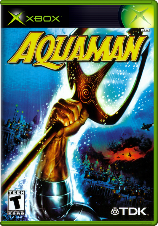 Aquaman Battle For Atlantis Xbox Print Poster