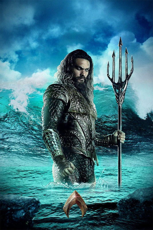 Aquaman Action Fantasy Adventure Movie Print Jigsaw Puzzle