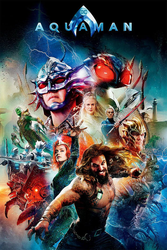 Aquaman Action Fantasy Adventure Painting Jigsaw Puzzle